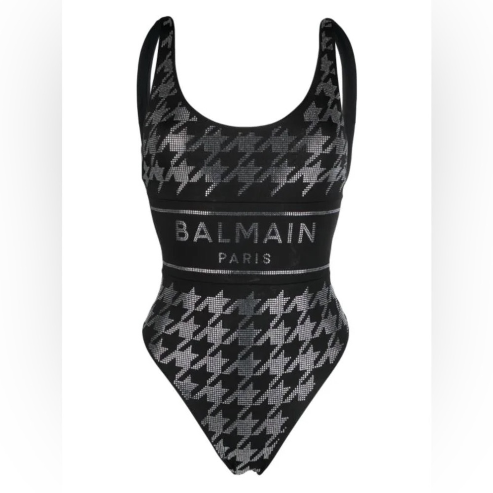 Balmain Embellished One-Piece Swimsuit